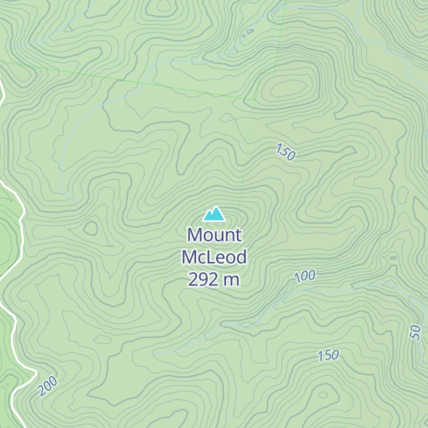 Map of Mount McLeod
