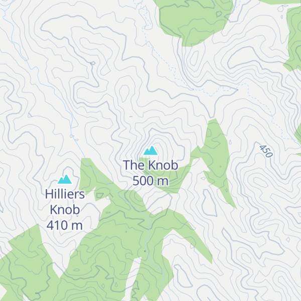 Map of The Knob