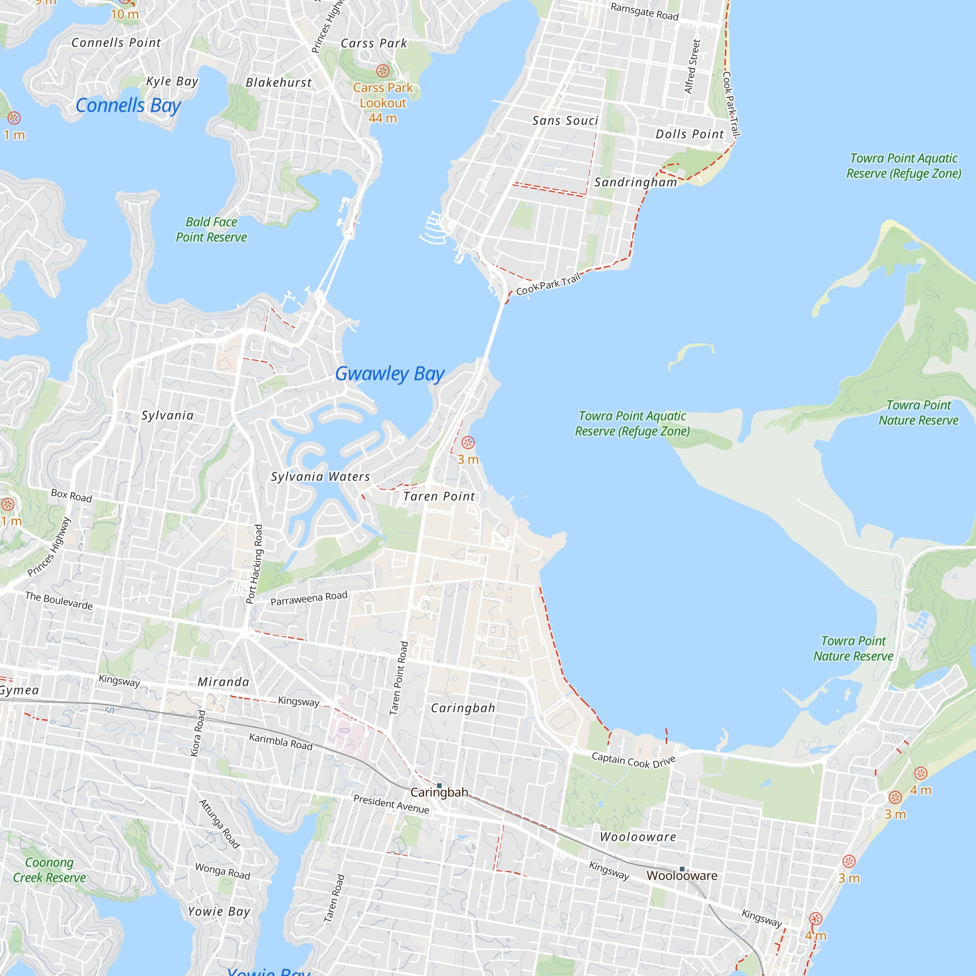 Fish cleaning shed map