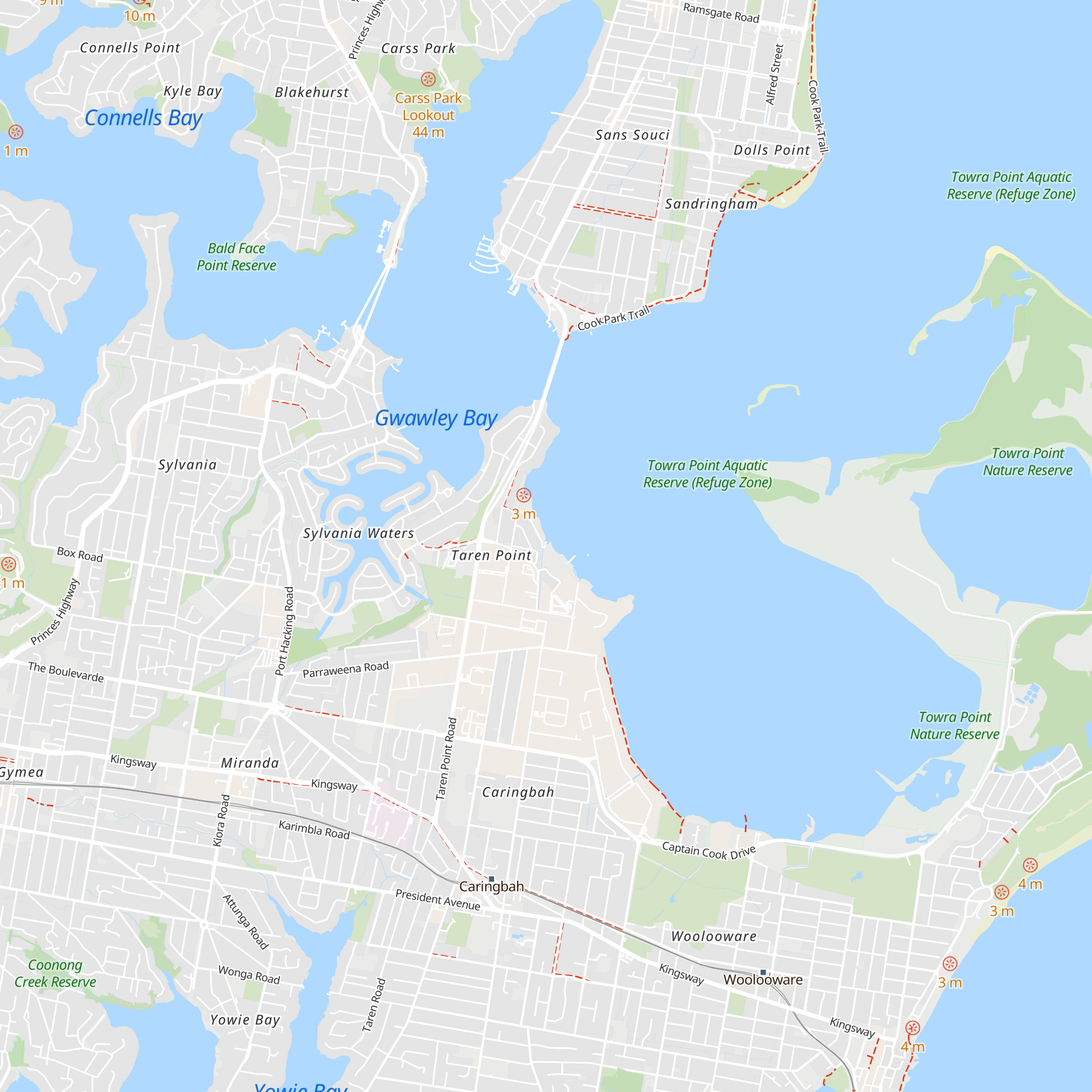 Fish cleaning shed map