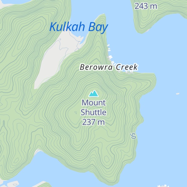Map of Mount Shuttle