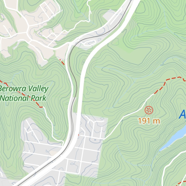 Map of Mount Westwood