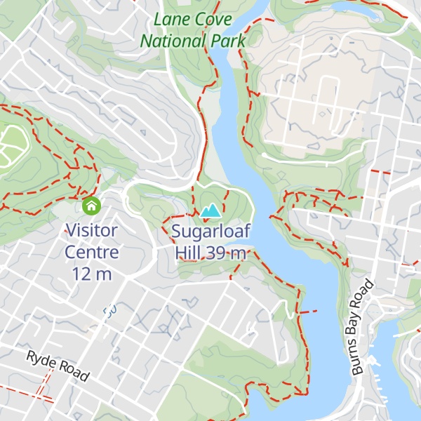 Map of Sugarloaf Hill