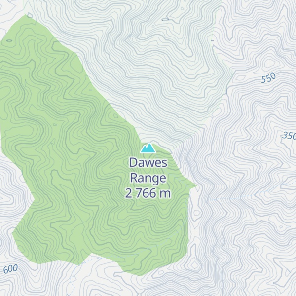 Map of Dawes Range 2