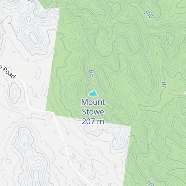 Map of Mount Stowe