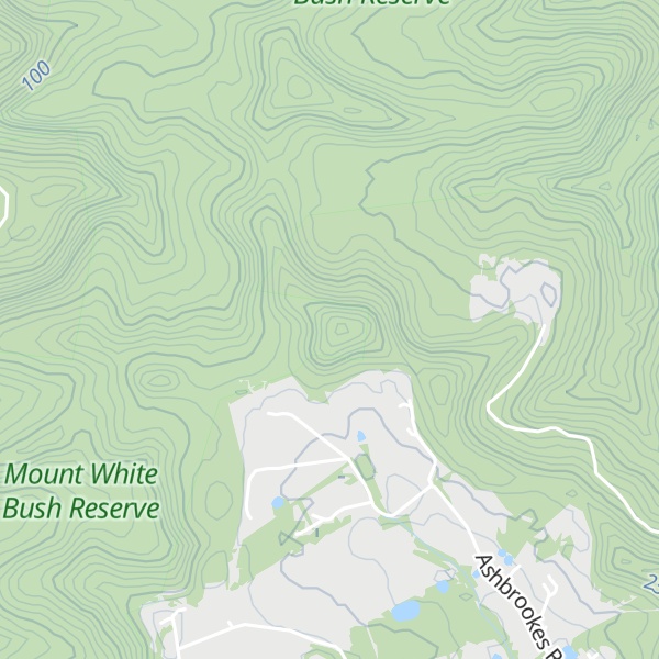 Map of Mount White