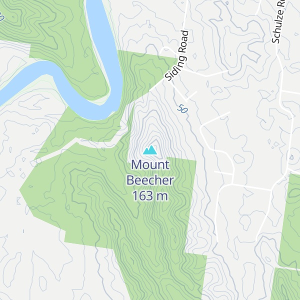 Map of Mount Beecher
