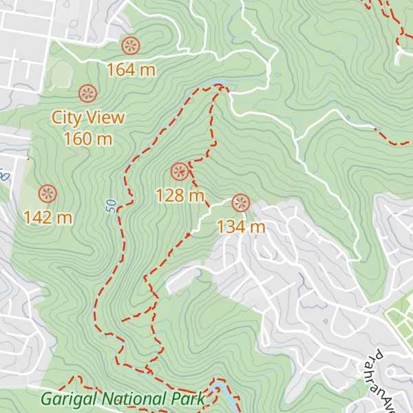 Map of Davidson Park