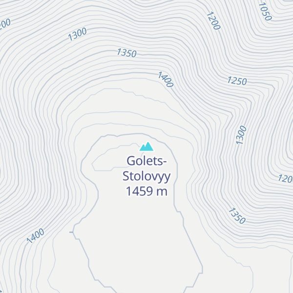 Map of Golets-Stolovyy