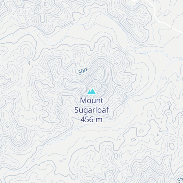 Map of Mount Sugarloaf