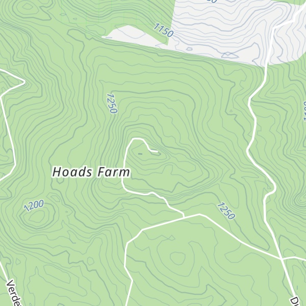 Map of Baldy Knob