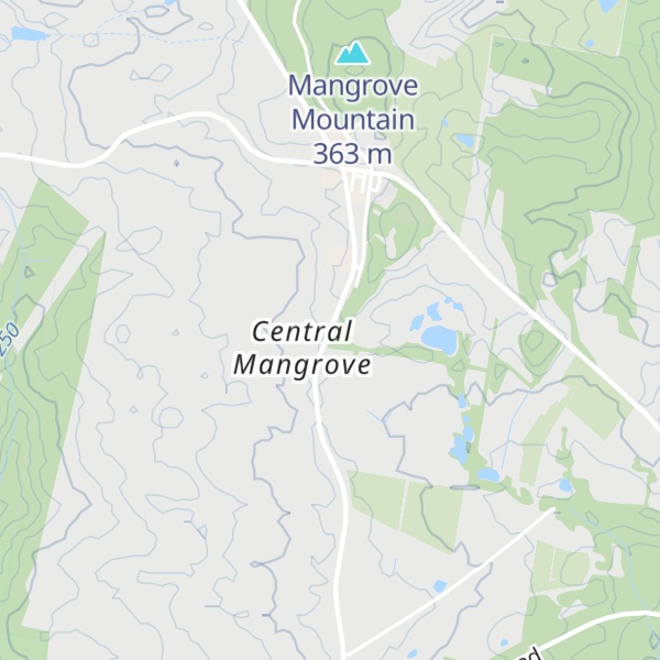 Map of Bald Hill