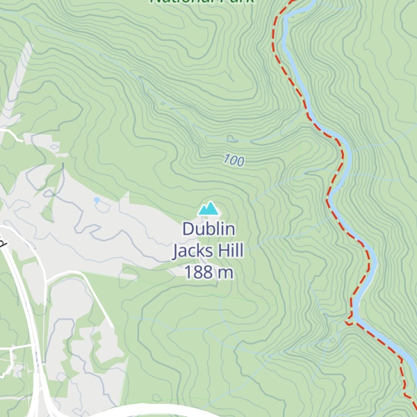 Map of Dublin Jacks Hill