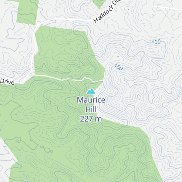 Map of Maurice Hill