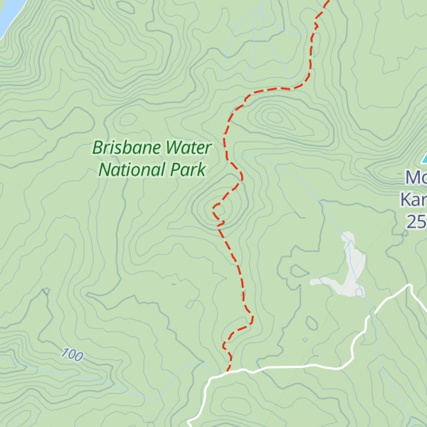 Map of Scopas Peak