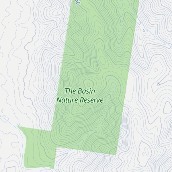 Map of Georges Mountain