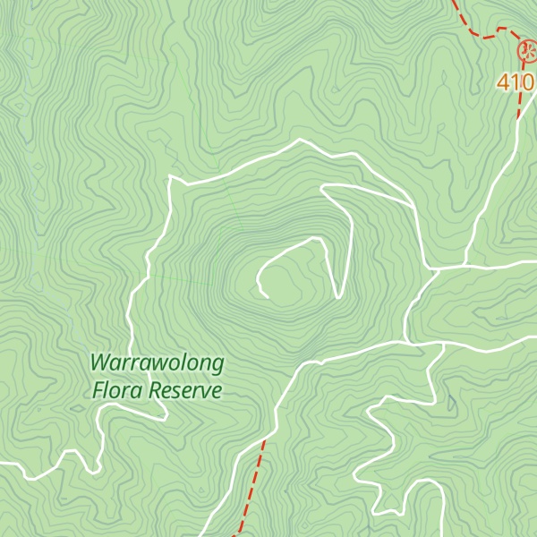 Map of Mount Warrawolong