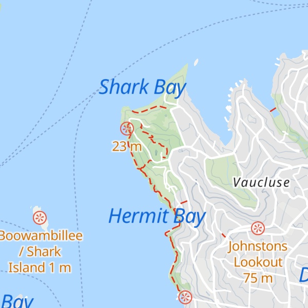Map of Mount Trefle