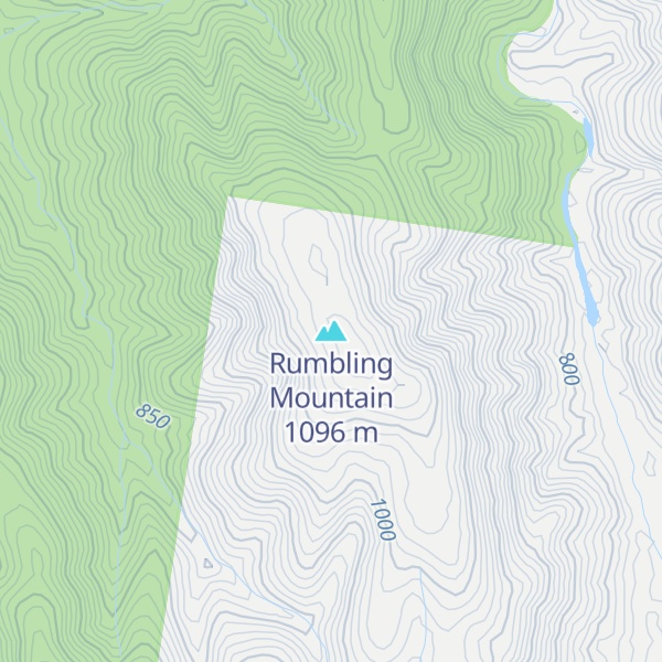 Map of Rumbling Mountain