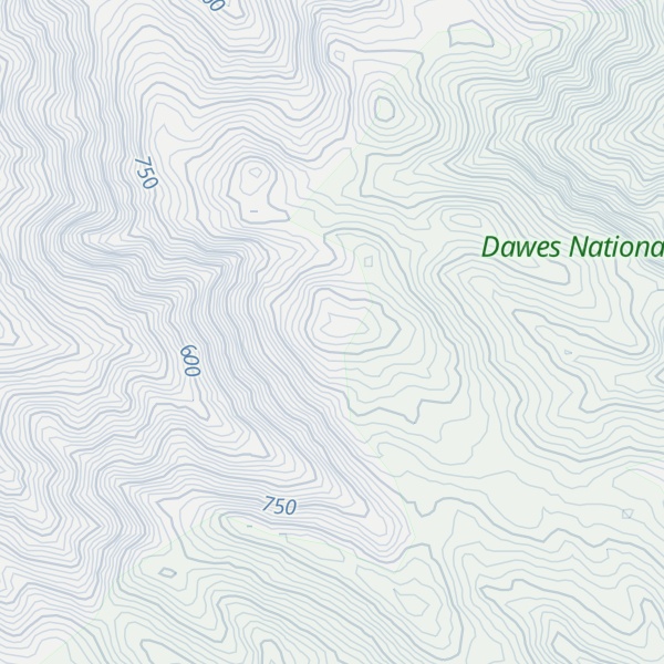 Map of Mount Robert