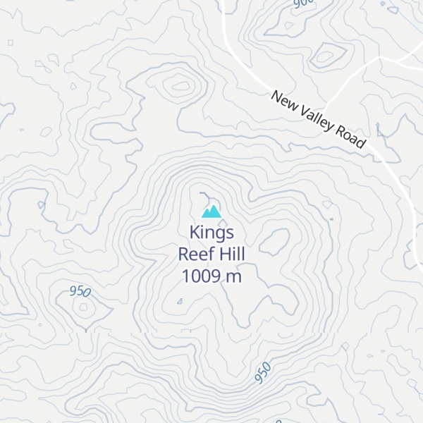 Map of Kings Reef Hill