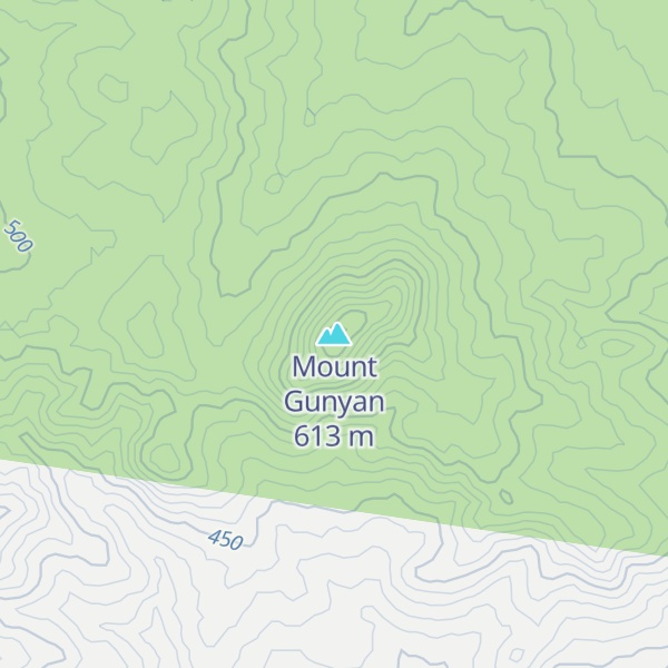 Map of Mount Gunyan