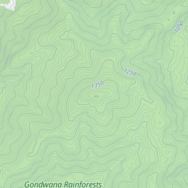 Map of Cockrow Mountain