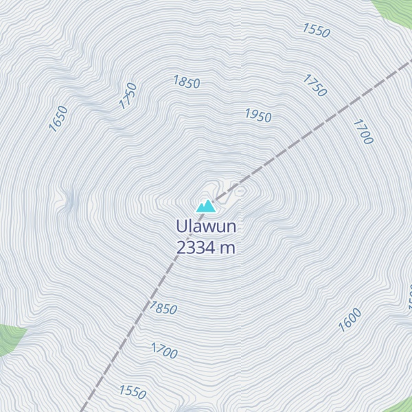 Map of Ulawun