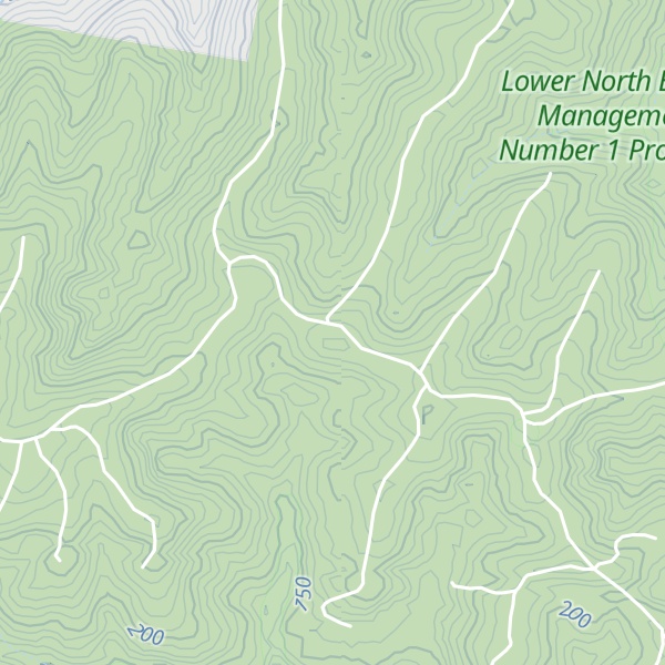 Map of Ourimbah Ridge