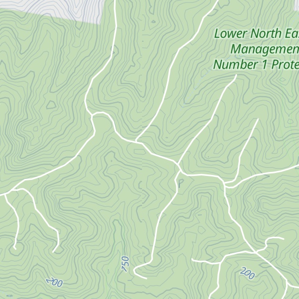 Map of The Main Range