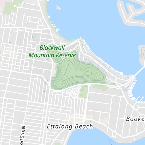 Map of Blackwall Mountain