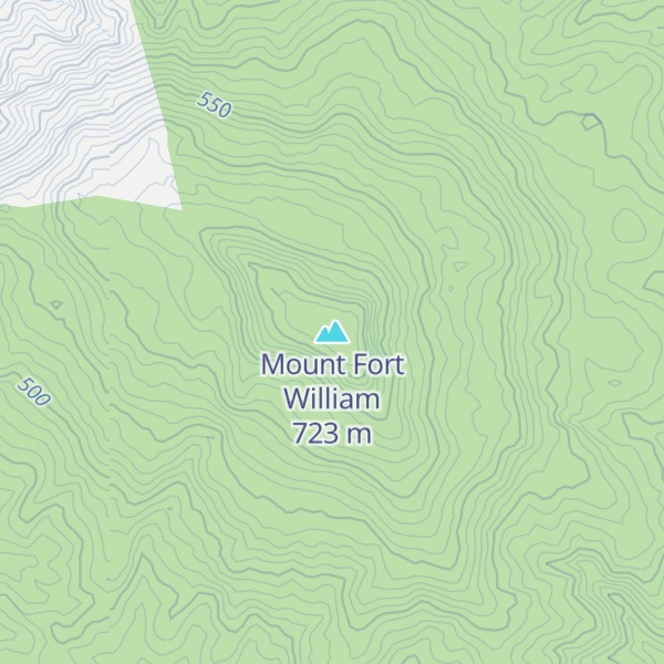 Map of Mount Fort William