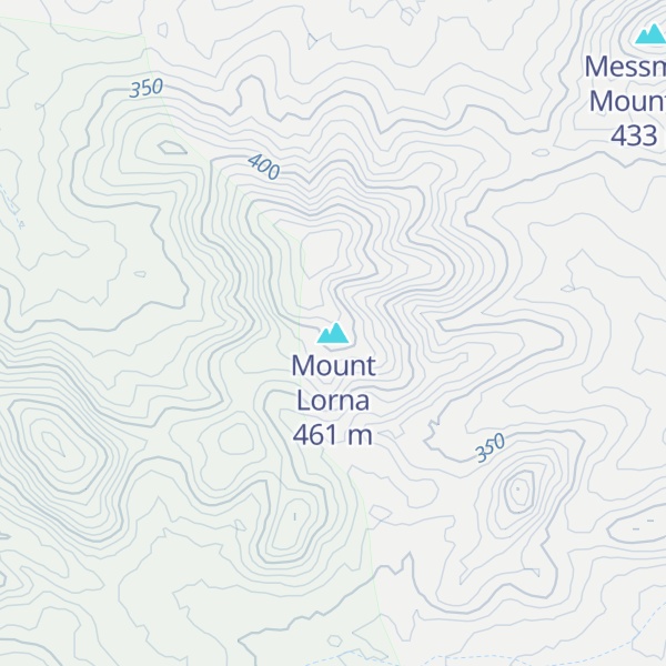 Map of Mount Lorna