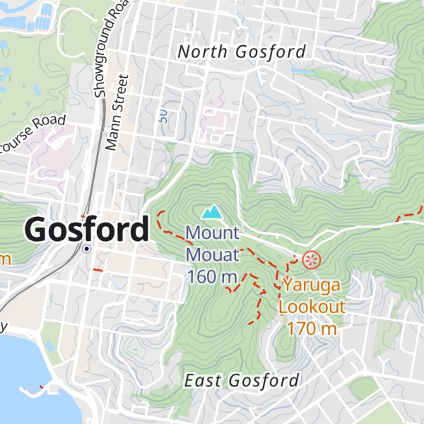 Map of Mount Mouat