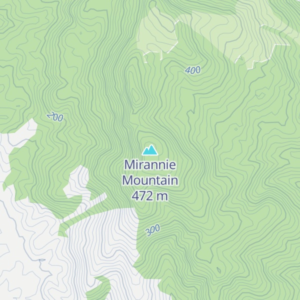 Map of Mirannie Mountain