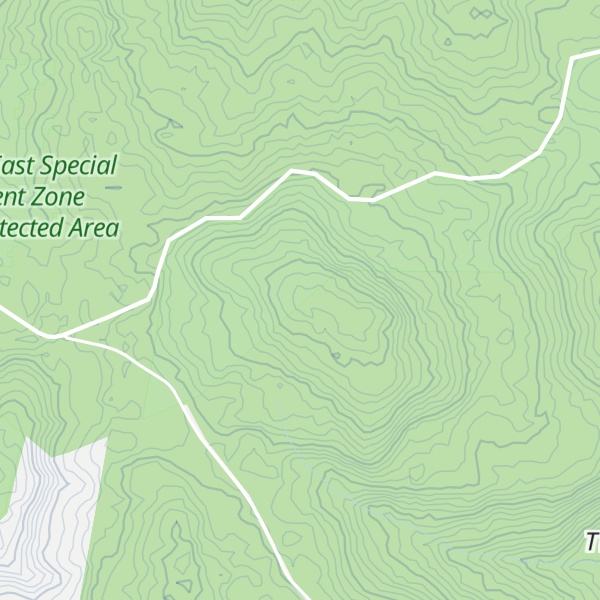 Map of Bakers Downfall Hill