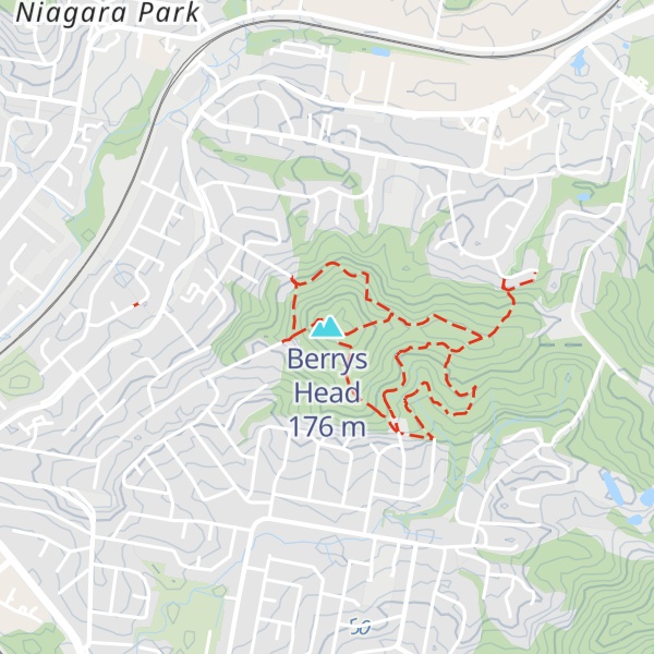 Map of Berrys Head