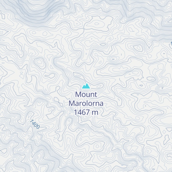 Map of Mount Marolorna