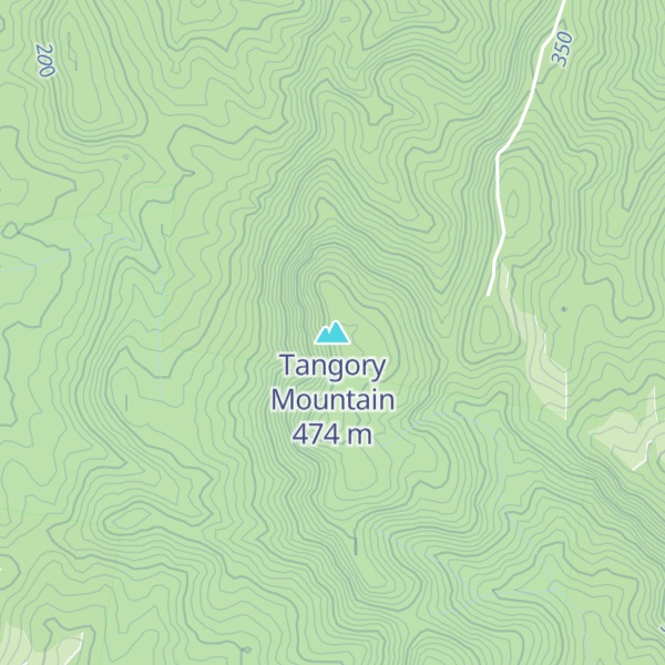 Map of Tangory Mountain
