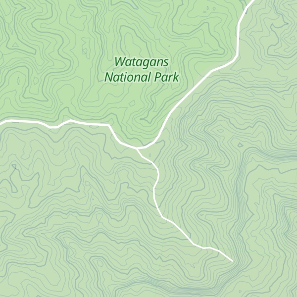 Map of Sandy Knob