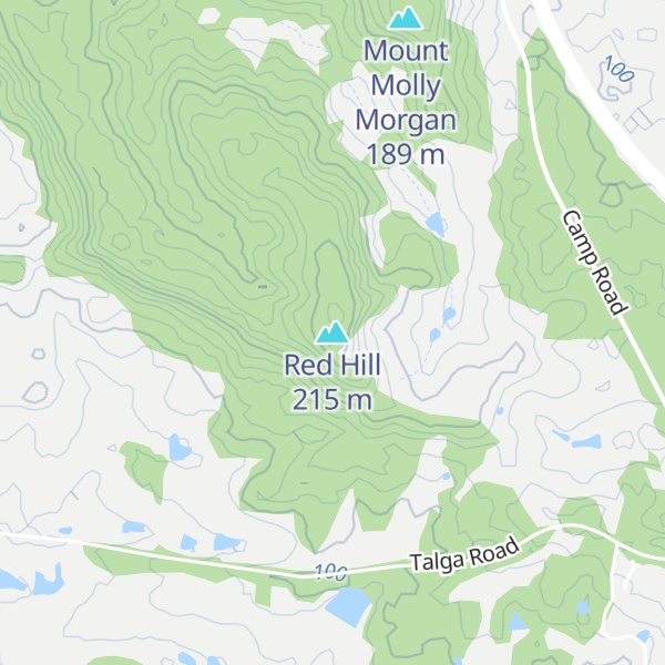 Map of Red Hill