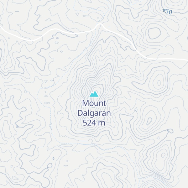 Map of Mount Dalgaran