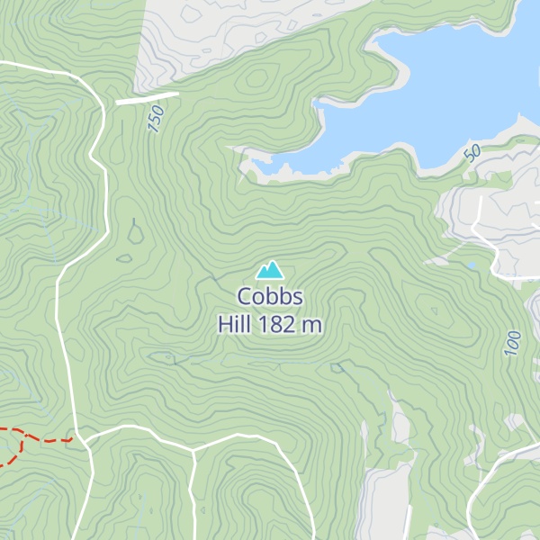 Map of Cobbs Hill