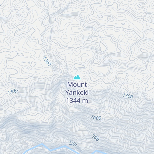 Map of Mount Yankoki