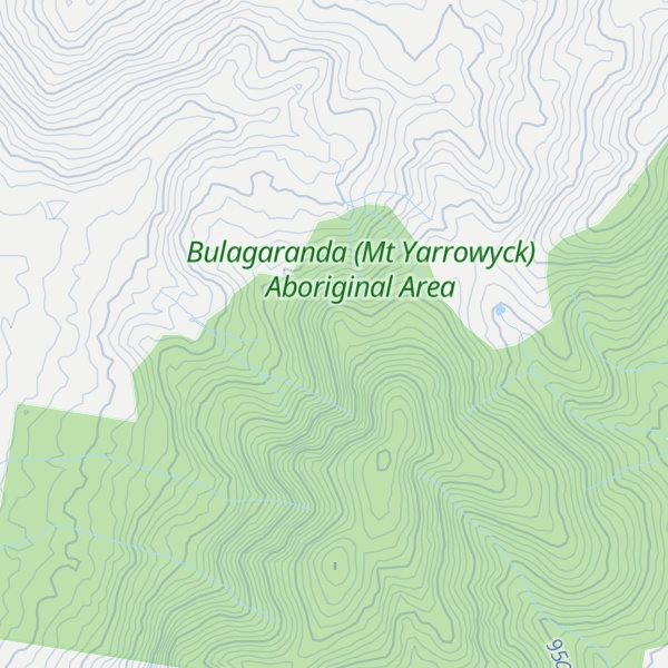 Map of Mount Yarrowyck