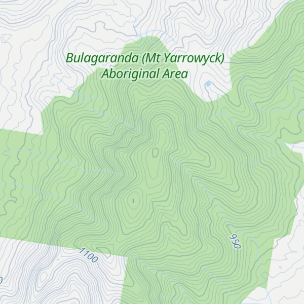 Map of Bulagaranda (Mt Yarrowyck)