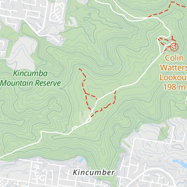 Map of Kincumba Mountain