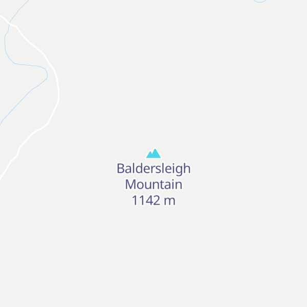 Map of Baldersleigh Mountain