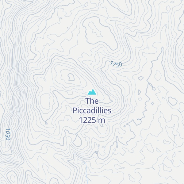 Map of The Piccadillies