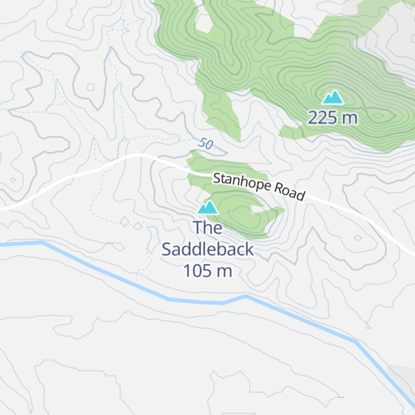 Map of The Saddleback